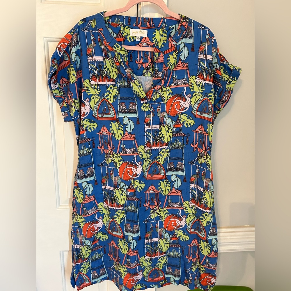 Jaye’s Studio Tropical Print Dress xl